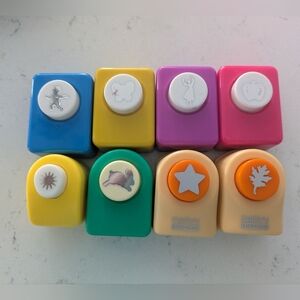 Scrapbook Art Marvy Uchida Hole Paper Punch Lot Angel Ballerina Apple Butterfly